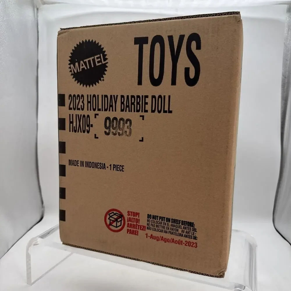 2023 MATTEL HJX09-9993 35th HOLIDAY BARBIE Still Sealed In Original Shipping Box